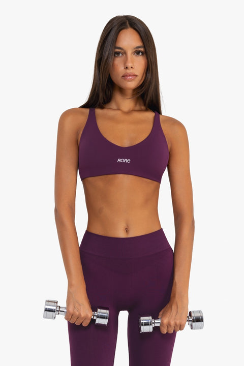 Allure Sports Bra - Dark Berry