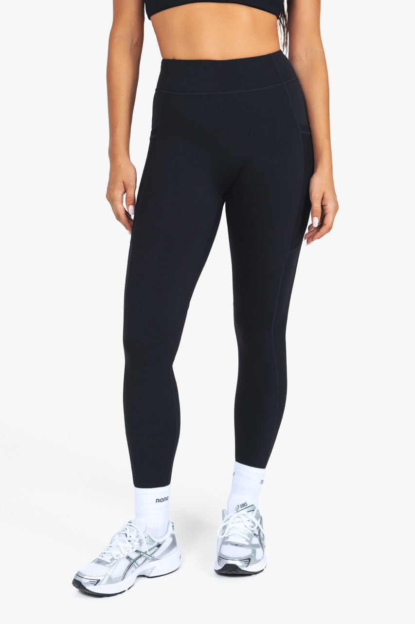 Power Mesh Leggings - Black