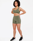 Short Power Smooth-Fit - Forest Mist