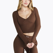 Top Muse Manches Longues - Chestnut