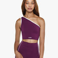 Top Asymétrique Retro - Wild Berry