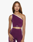 Top Asymétrique Retro - Wild Berry