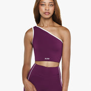 Top Asymétrique Retro - Wild Berry