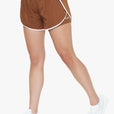 Short 2in1 Retro - Deep Cocoa