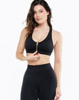 Brassière Zip Tech - Black
