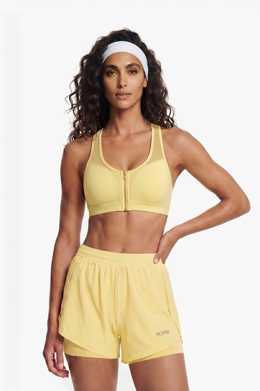 Brassière Zip Tech Mesh - Butter