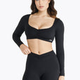 Top Crush Manches Longues - Black
