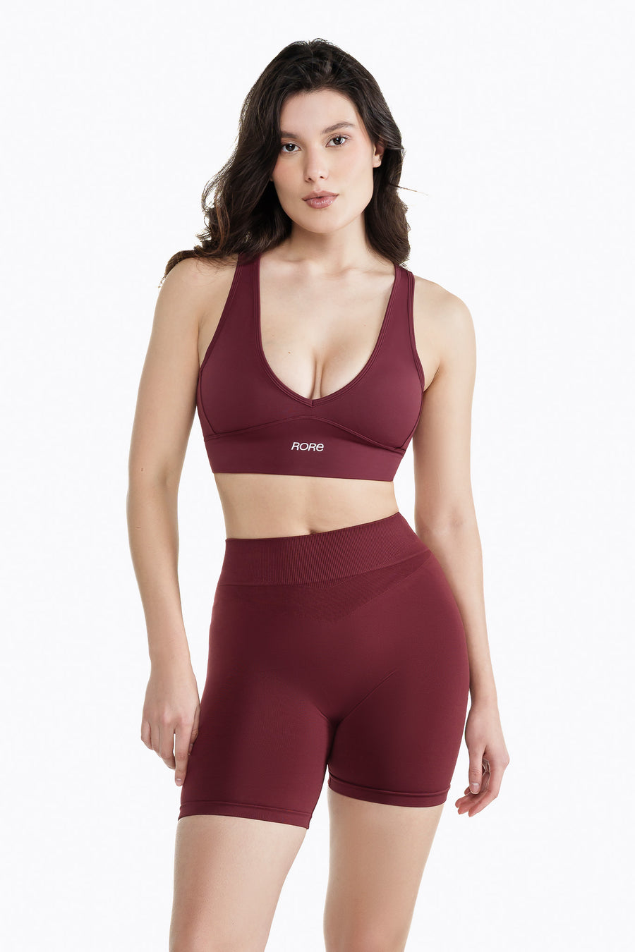 Cross-back Sports Bra - Redstone