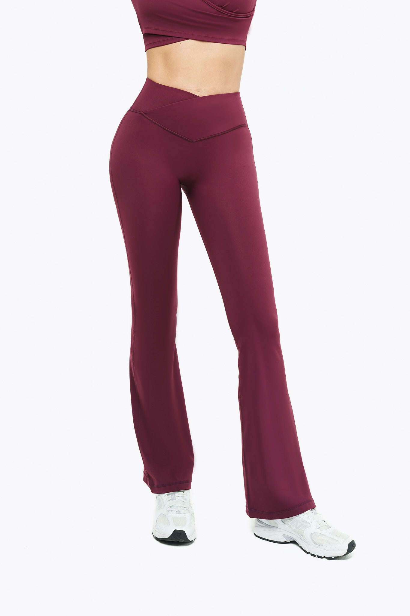 Flare Crossed Sculpt - Deep Purple