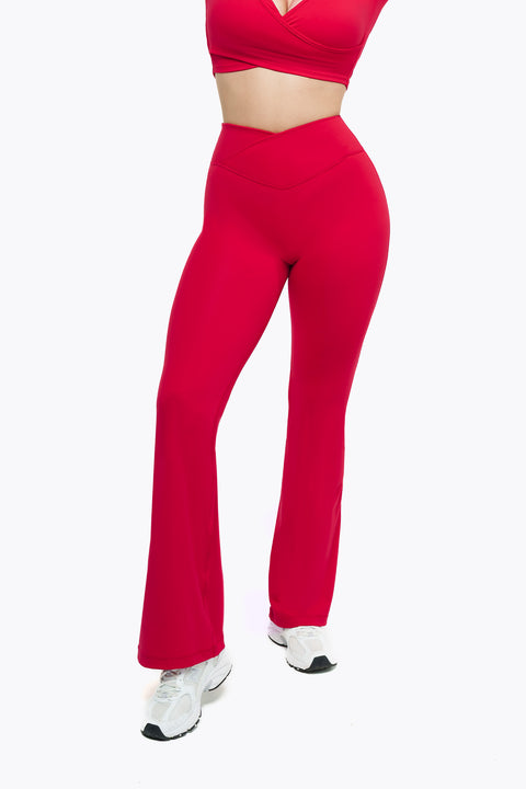 Flare Crossed Sculpt - True Red