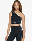Top Asymétrique Retro - Black