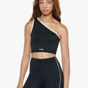 Top Asymétrique Retro - Black