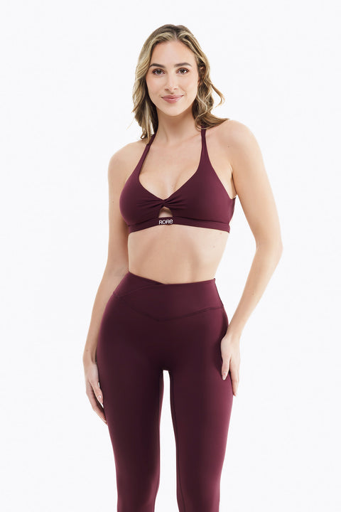 Twist Sports Bra - Deep Purple