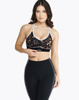 Brassière Contour Retro - Blurry Leopard