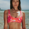 Haut de Bikini Spice Square - Tropical Flame
