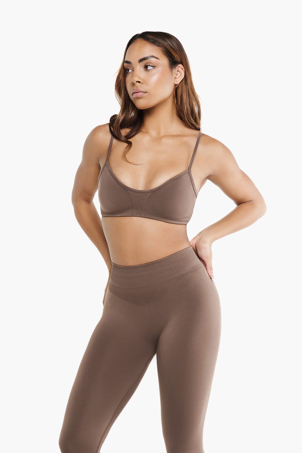 Elevate Sports Bra - Mocha