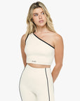 Top Asymétrique Retro - Soft Pearl