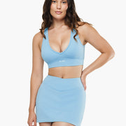 Brassière Crossed Back - Lagoon Mist