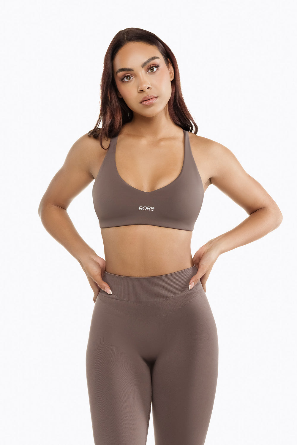 Allure Sports Bra - Mocha