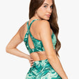 Brassière ZipTech - Green Marble