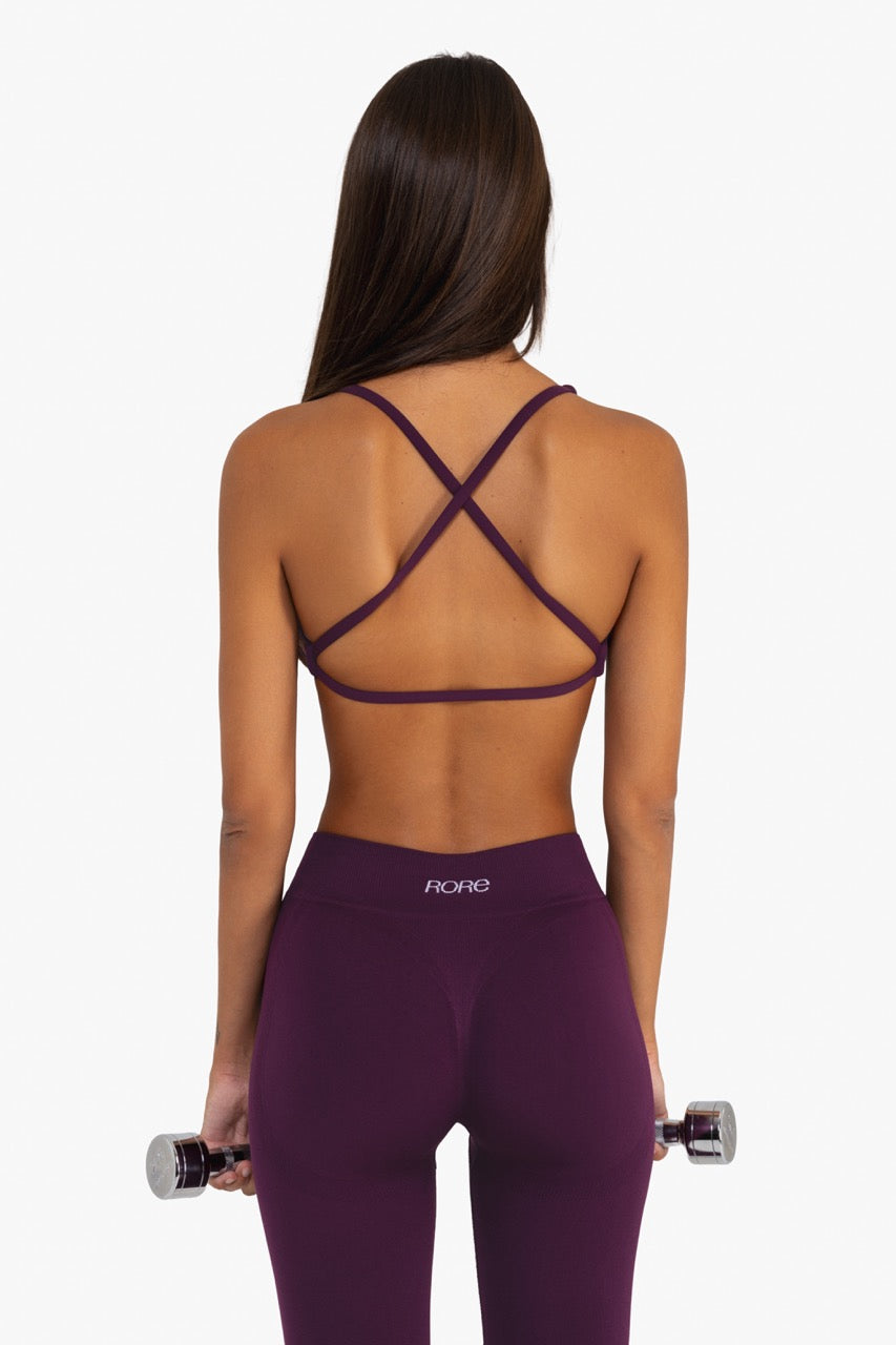 Allure Sports Bra - Dark Berry