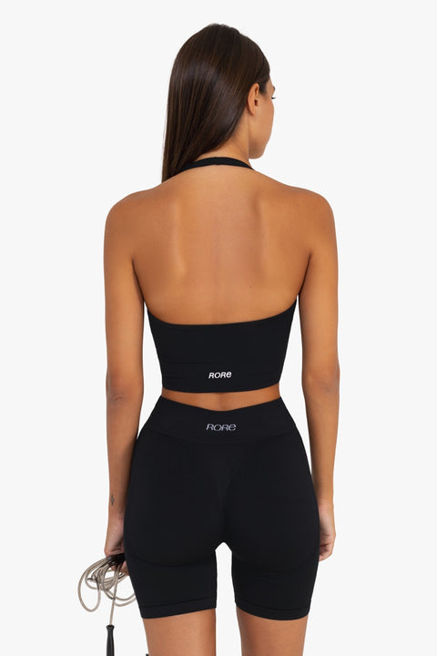 Crossed Tank Top - Black