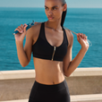 Brassière Zip Tech Mesh - Black