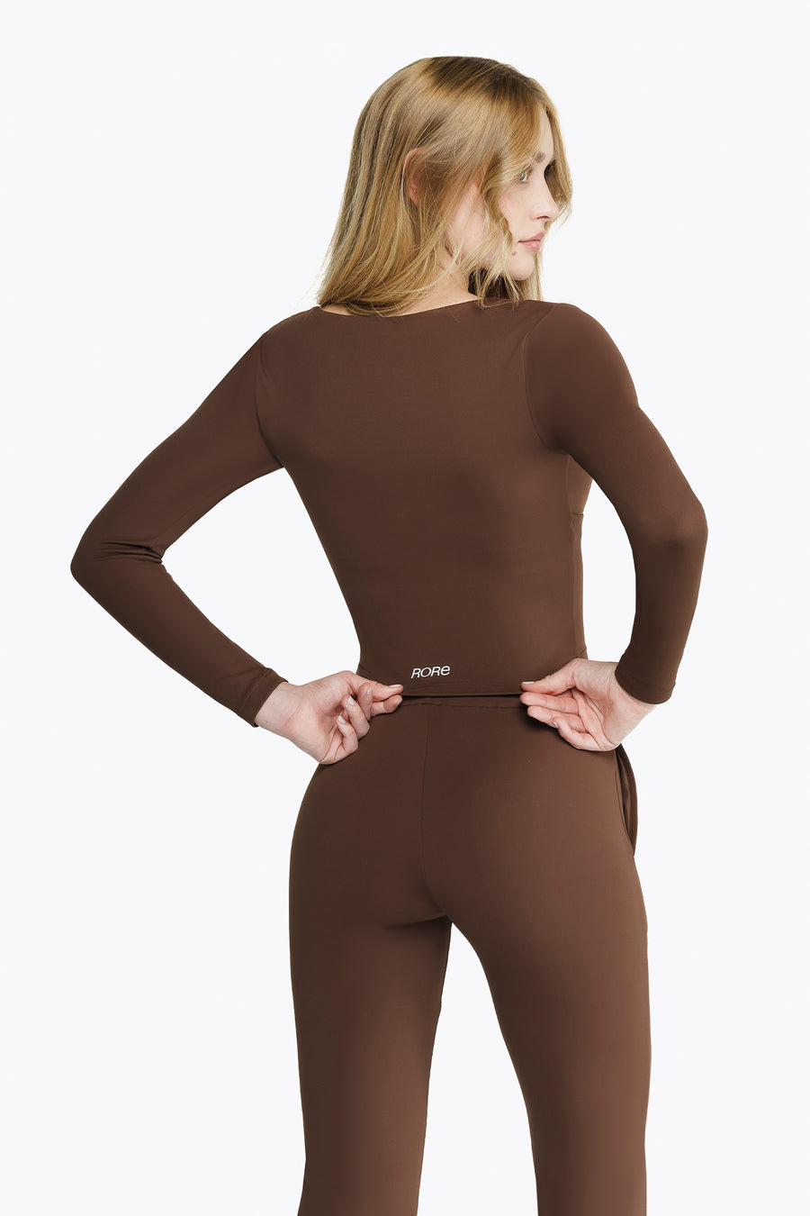 Muse Long Sleeve Top - Chestnut