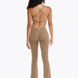 Combinaison Flare Lace - Café Latte