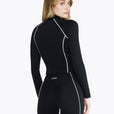 Veste Zip Tech Retro Crop - Black