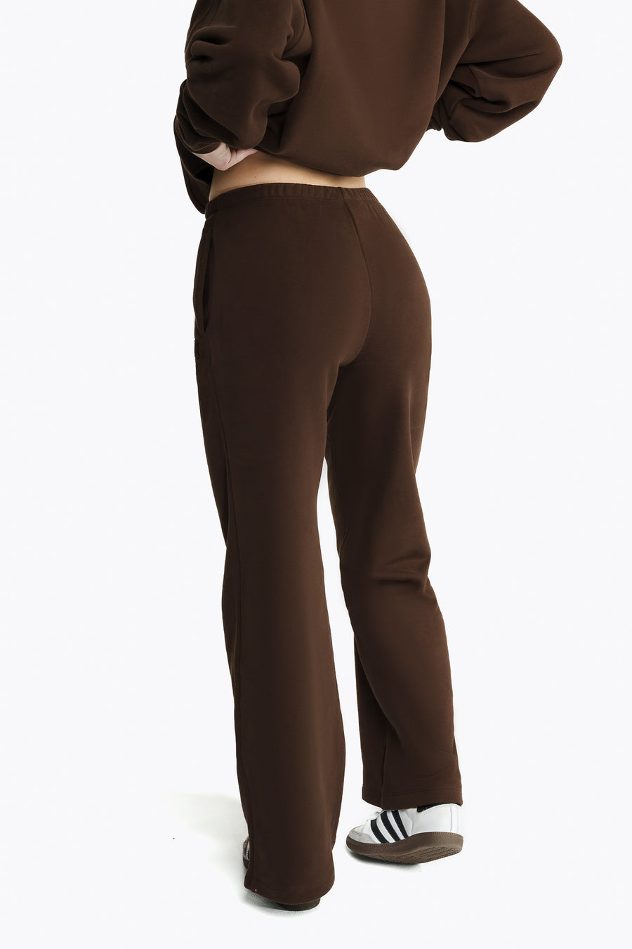Ivy Straight Trousers - Coffee Bean