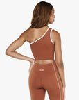 Top Asymétrique Retro - Deep Cocoa