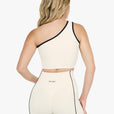 Top Asymétrique Retro - Soft Pearl