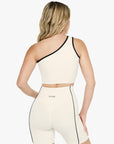 Top Asymétrique Retro - Soft Pearl
