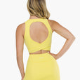 Brassière Crossed Back - Lemon Mist