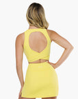 Brassière Crossed Back - Lemon Mist