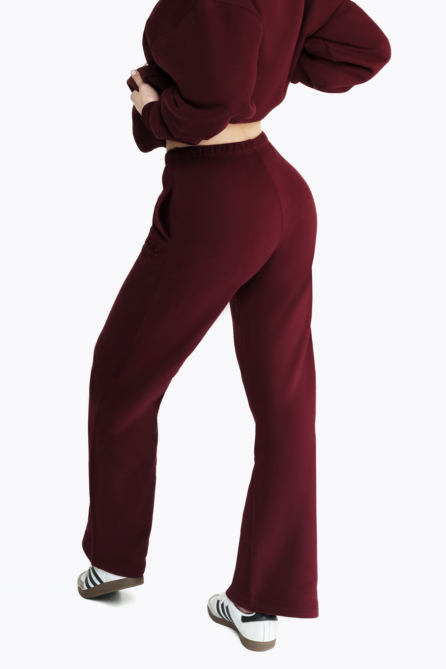 Ivy Straight Trousers - Redwood