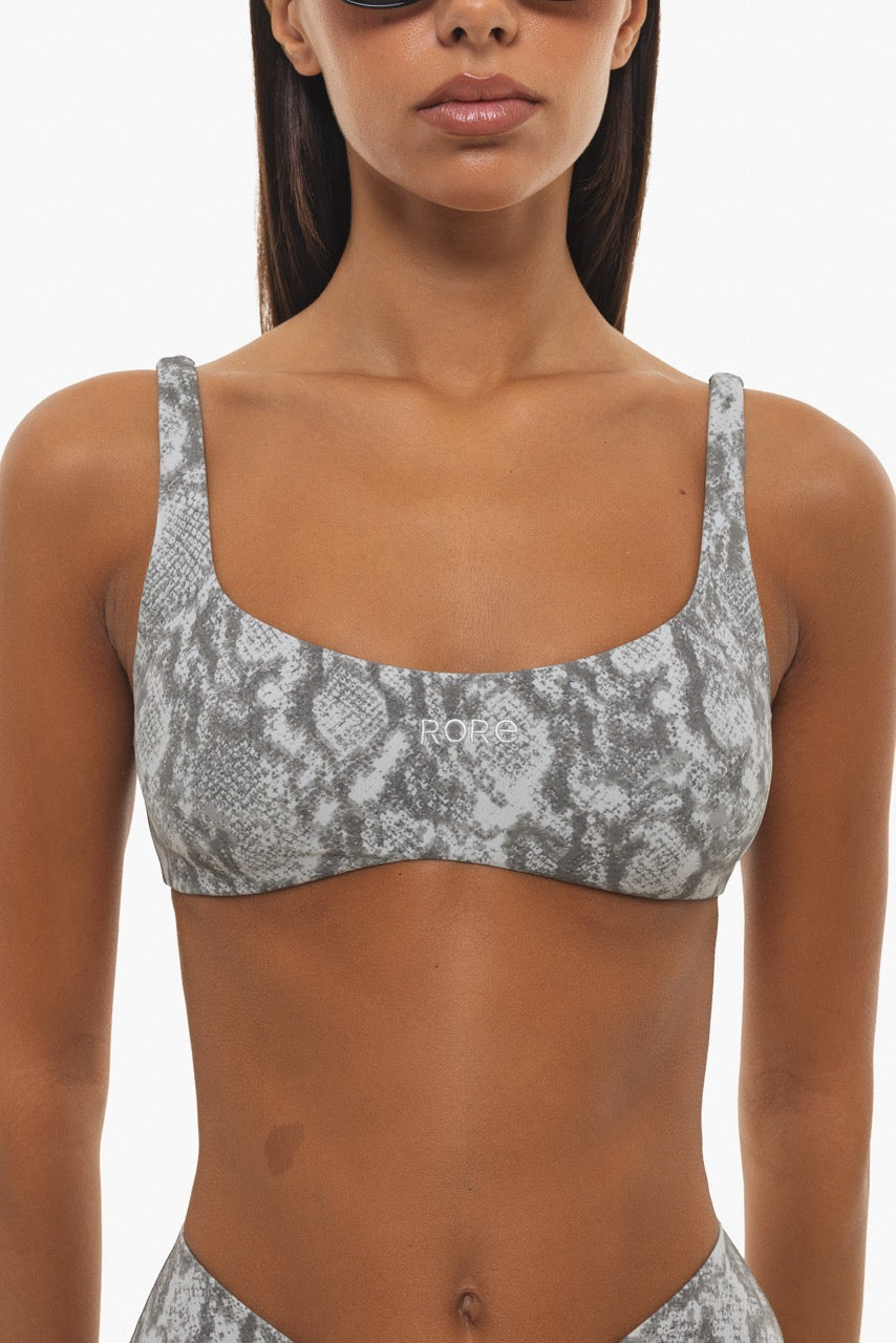 Brassière Wavy - White Snake