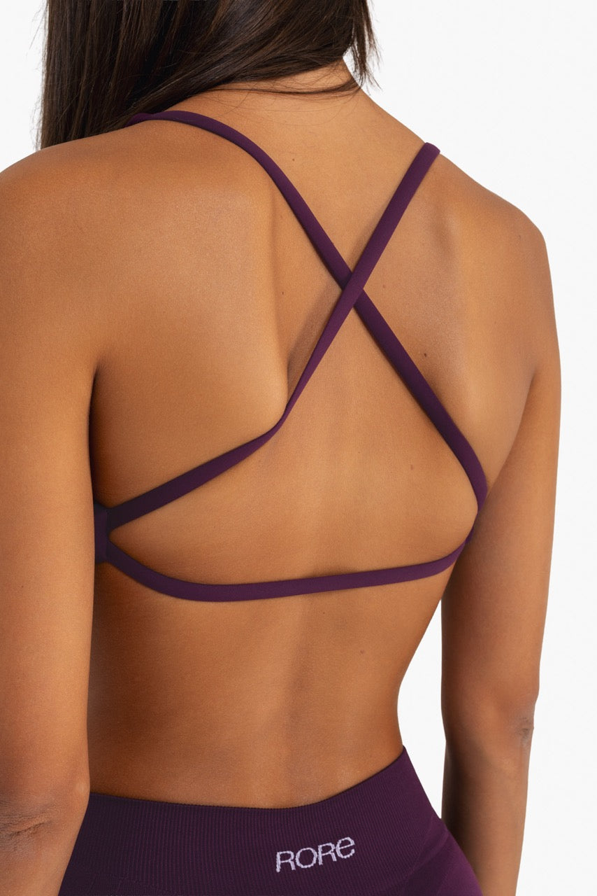 Allure Sports Bra - Dark Berry