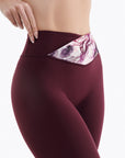 Legging Crossed Lift - Purple Blossom