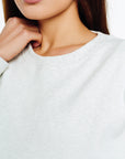 Sweatshirt Fleece - Silver Mist
