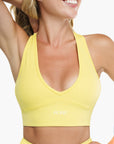 Brassière Crossed Back - Lemon Mist