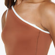 Top Asymétrique Retro - Deep Cocoa