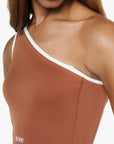 Top Asymétrique Retro - Deep Cocoa