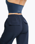 Pantalon Cargo - Blue Petrol