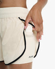 Short 2in1 Retro - Soft Pearl