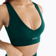 Brassière Crossed Back - Deep Mist