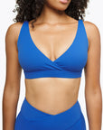 Brassière Crossed - Royal Blue