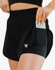 Short 2in1 - Black