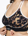 Brassière Contour Retro - Blurry Leopard